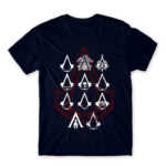 Assassin Crests Navy Men's Tee