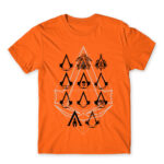 Assassin Crests Orange Men's T-shirt