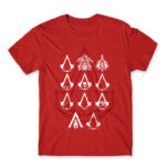 Assassin Crests Red Men's T-shirt