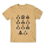 Assassin Crests Sand Men's T-shirt