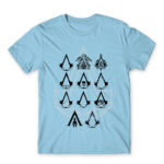 Assassin Crests Sky Blue Men's Tee