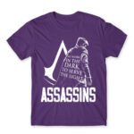 Assassin Quote Dark Purple Men's Tee