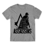 Assassin Quote Grey Melange Men's Tee