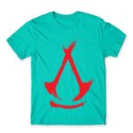 Assassin’s Creed – Logo – Shadows Turquoise Men's T-shirt