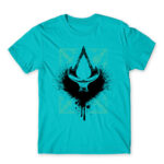 Assassin’s Creed Valhalla logo Atoll Blue Men's T-shirt
