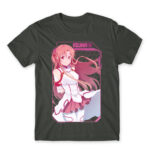 Asuna Tech Dark Grey Men's Tee for Anime, Sword Art Online