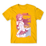 Asuna Tech Gold Men's T-shirt for Anime, Sword Art Online