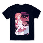 Asuna Tech Navy Men's Tee for Anime, Sword Art Online