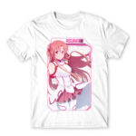 Asuna Tech White Men's T-shirt for Anime, Sword Art Online