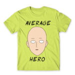 Average hero Apple Green Men's Tee for Anime, One Punch Man