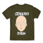 Average hero Army Men's T-shirt for Anime, One Punch Man