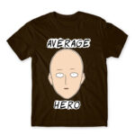 Average hero Chocolate Men's Tee for Anime, One Punch Man
