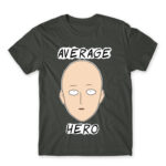 Average hero Dark Grey Men's T-shirt for Anime, One Punch Man