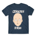 Average hero Denim Men's T-shirt for Anime, One Punch Man