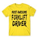 Awesome forklift driver Lemon Men's T-shirt for Forklift Driver, Work