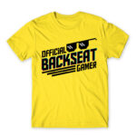 Backseat Gamer Lemon Men's Tee for Streamer, Work