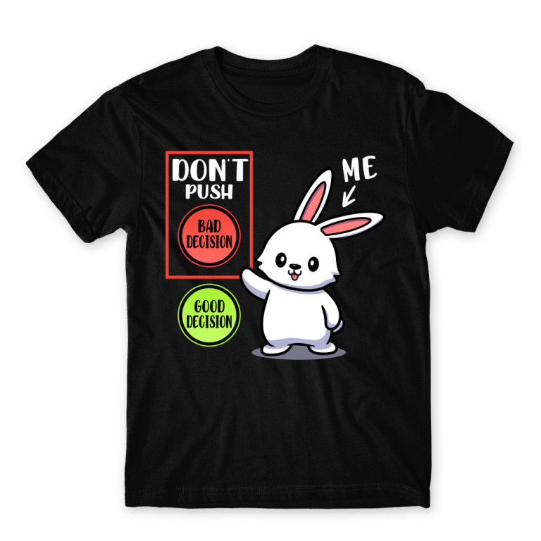 Bad decision Black Men's T-shirt for Cute Badass, Funny