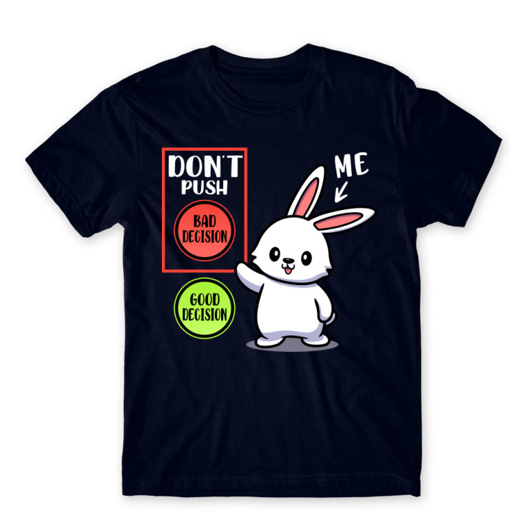 Bad decision Navy Men's Tee for Cute Badass, Funny