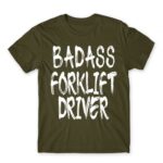 Badass forklift driver Army Men's T-shirt for Forklift Driver, Work