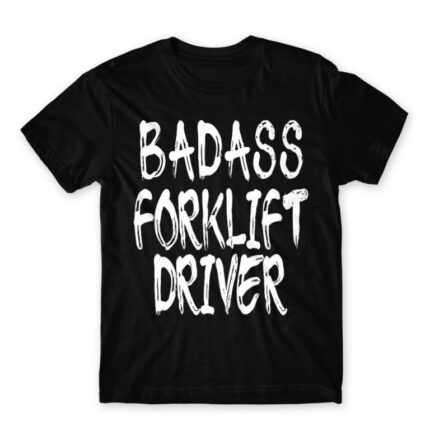Badass forklift driver Black Men's T-shirt for Forklift Driver, Work