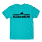 Badass massage therapist Atoll Blue Men's Tee for Massage Therapist, Work