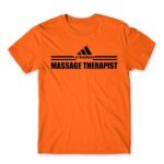 Badass massage therapist Orange Men's T-shirt for Massage Therapist, Work