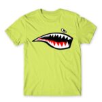 Bape Shark Apple Green Men's T-shirt for Soldier, Work