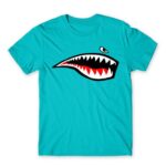 Bape Shark Atoll Blue Men's T-shirt for Soldier, Work