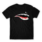 Bape Shark Black Men's Tee for Soldier, Work