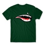 Bape Shark Bottle Green Men's T-shirt for Soldier, Work