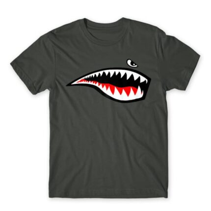 Bape Shark Dark Grey Men's Tee for Soldier, Work