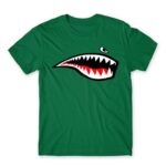 Bape Shark Kelly Green Men's T-shirt for Soldier, Work