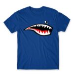 Bape Shark Royal Blue Men's Tee for Soldier, Work