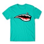 Bape Shark Turquoise Men's T-shirt for Soldier, Work