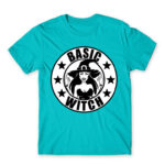 Basic witch Atoll Blue Men's T-shirt for Badass, Funny