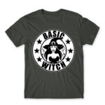 Basic witch Dark Grey Men's Tee for Badass, Funny