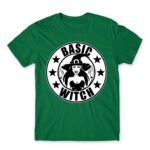 Basic witch Kelly Green Men's T-shirt for Badass, Funny