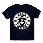 Basic witch Navy Men's Tee for Badass, Funny