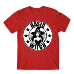 Basic witch Red Men's T-shirt for Badass, Funny