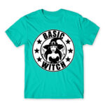 Basic witch Turquoise Men's Tee for Badass, Funny