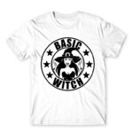 Basic witch White Men's T-shirt for Badass, Funny