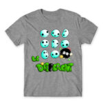 Be different Grey Melange Men's Tee for Anime, My Neighbour Totoro