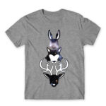 Beastars Animals Grey Melange Men's T-shirt for Anime, Beastars