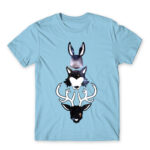 Beastars Animals Sky Blue Men's Tee for Anime, Beastars
