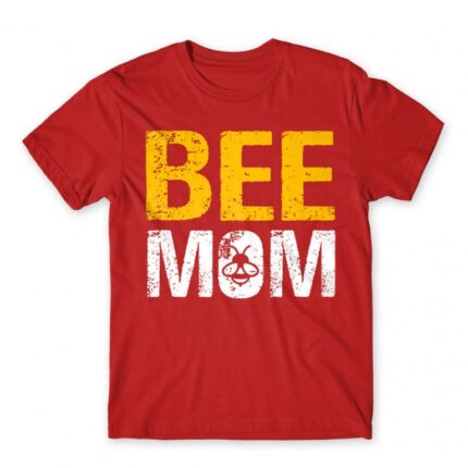 Bee mom Red Men's Tee for Beekeeper, Work