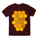 Bee the best Burgundy Men's Tee for Beekeeper, Work