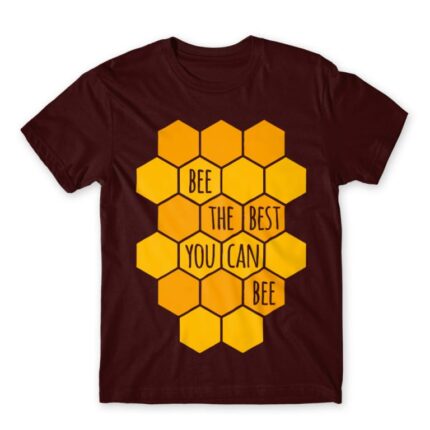 Bee the best Burgundy Men's Tee for Beekeeper, Work