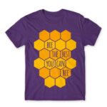 Bee the best Dark Purple Men's T-shirt for Beekeeper, Work