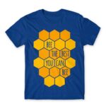 Bee the best Royal Blue Men's T-shirt for Beekeeper, Work