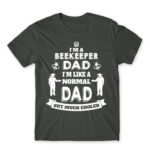 Beekeeper dad Dark Grey Men's T-shirt for Beekeeper, Work